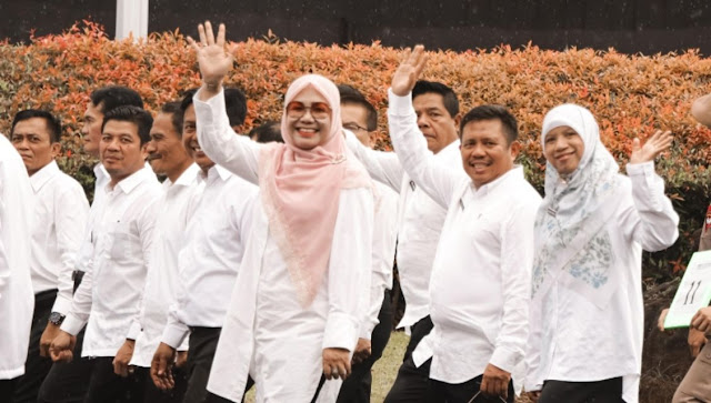 Bupati dan Wakil Bupati Lombok Barat Ikuti Gladi Bersih Jelang Pelantikan di Istana Negara