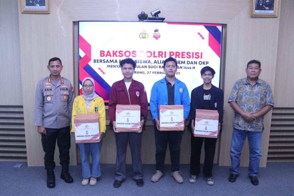 Polres Metro Tangerang Kota Bersama Mahasiswa dan OKP Gelar Baksos Polri Presisi Sambut Ramadhan 2025 Polres Metro Tangerang Kota Bersama Mahasiswa dan OKP Gelar Baksos Polri Presisi Sambut Ramadhan 2025