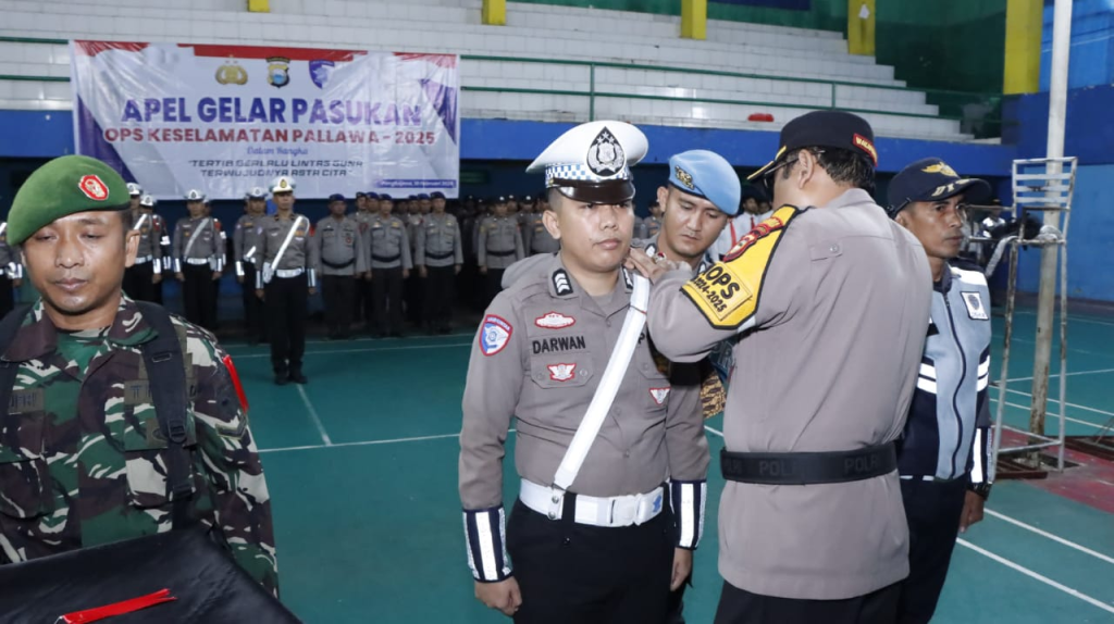 Polres Pangkep Gelar Operasi Keselamatan Pallawa 2025, Fokus pada Disiplin Berlalu Lintas