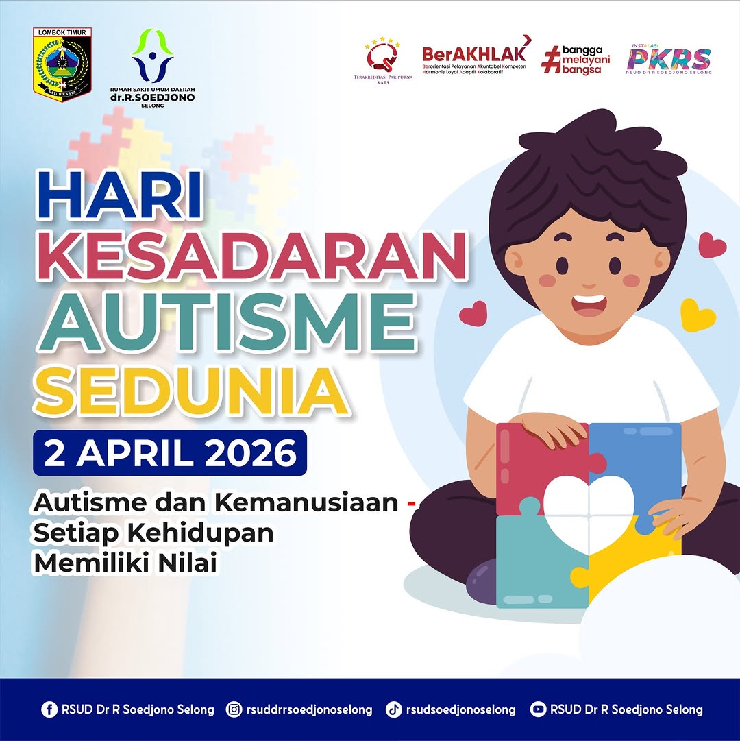RSUD Selong Gaungkan Kepedulian Autisme, Dorong Masyarakat Lebih Inklusif