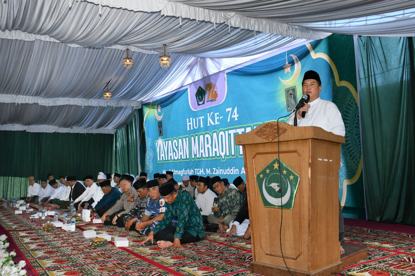 Pesantren Maraqitta’limat Rayakan 74 Tahun, Gubernur NTB Tekankan Peran Adab dalam Membangun Generasi Unggul