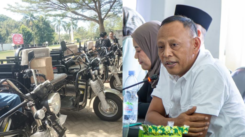 Muallani Realisasikan Pokir, Empat Kelompok Masyarakat Terima Bantuan Roda Tiga