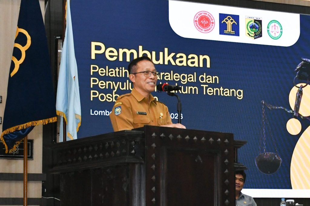 Perkuat Akses Keadilan di Desa, 158 Aparatur Desa Lotim Ikuti Pelatihan Posbankum