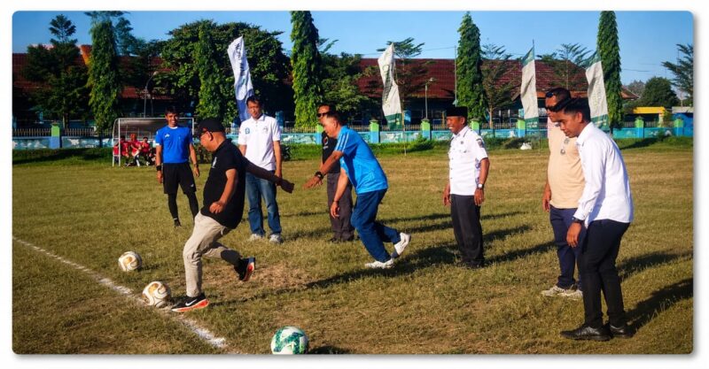Dirut PDAM Dampingi Ketua DPRD Hadiri Pembukaan Pemuda Cup, Turnamen Jadi Ajang Lahirkan Talenta Sepak Bola Lotim