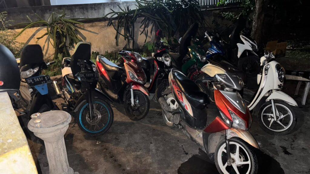 Polisi Sita 9 Motor Diduga Hasil Curanmor, Tiga Orang Diamankan di Lombok Timur