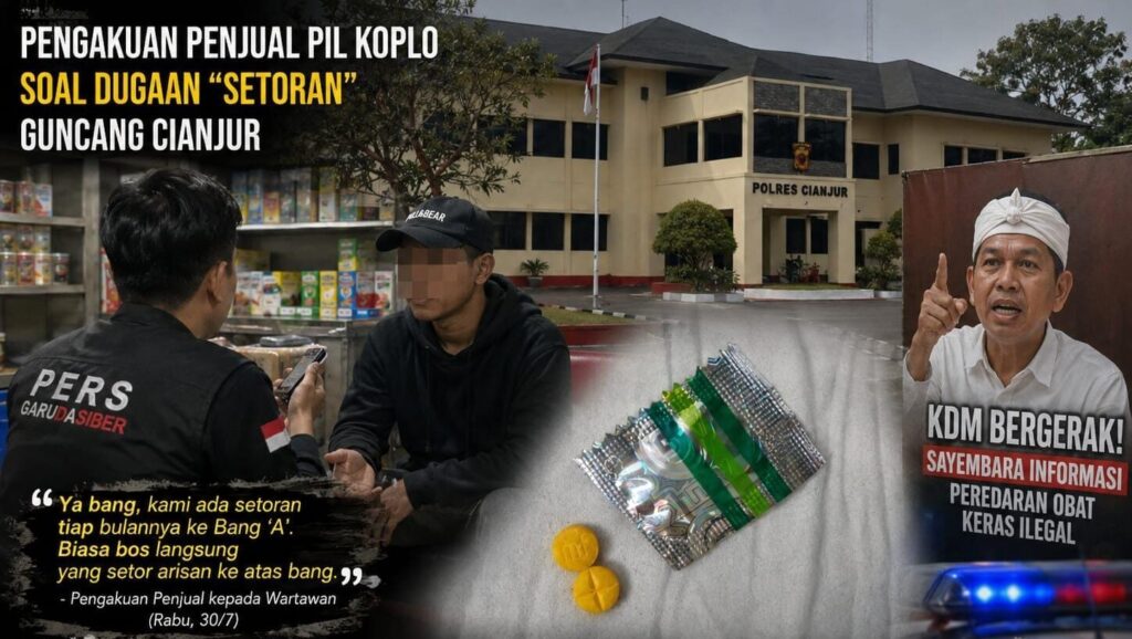 Dugaan Perlindungan Jaringan Peredaran Obat Keras Ilegal di Cianjur Disorot, Masyarakat Desak Pengusutan Transparan