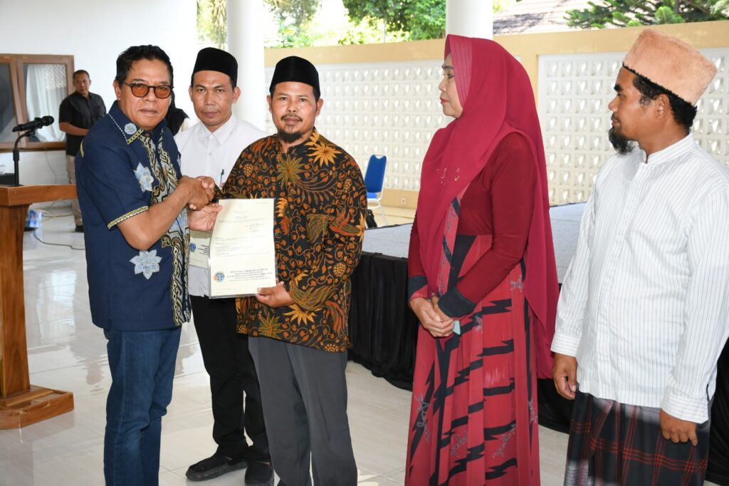 Kepastian Hukum Tanah Transmigran Jeringo Mulai Terwujud, 109 KK Terima SHM